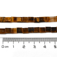 Природных тигровый глаз бисер нитей G-F762-A23-01