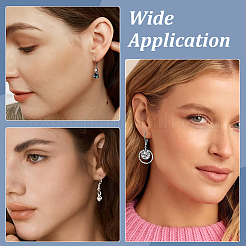 250 шт. фурнитура для сережек из нержавеющей стали 304&nbsp;STAS-ME0001-04