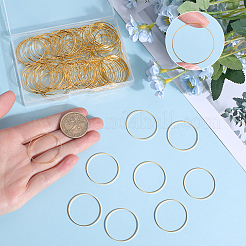 120 шт. Латунные соединительные кольца&nbsp;KK-SP0002-14B