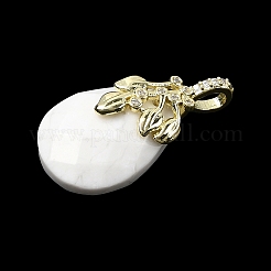 Подвески в форме капли из натуральных смешанных драгоценных камней&nbsp;KK-D021-03G