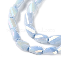 Нити из окрашенных непрозрачных стеклянных бусин GLAA-I059-01B