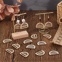 60шт деревянные подвески&nbsp;WOOD-FH0002-30B