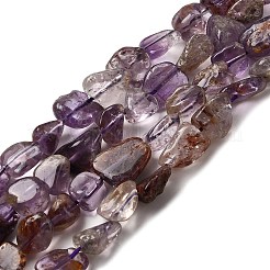 Натуральный фиолетовый лодолит кварцевый бисер пряди G-I390-A01