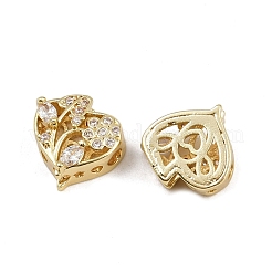 Многожильные звенья из латуни с паве из кубического циркония ZIRC-F145-01G-01