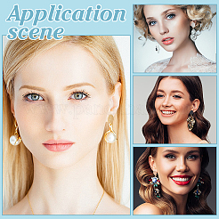 48 шт. 4-цветное ионное покрытие (IP) 304 нержавеющая сталь серьги-гвоздики фурнитура STAS-ME0001-43