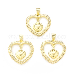 Покрытие стойки латунь микропаве прозрачные подвески из кубического циркония&nbsp;KK-C011-21G