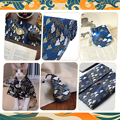 1 м хлопчатобумажной ткани в японском стиле&nbsp;DIY-FG0008-59C