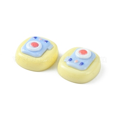 Непрозрачные милые мультяшные смоляные кабошоны&nbsp;LS-CRES-O006-06A