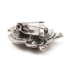 Брошь со стразами в форме совы JEWB-Q030-01AS