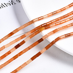 Натуральный красный авантюрин бисер нитей G-S366-082