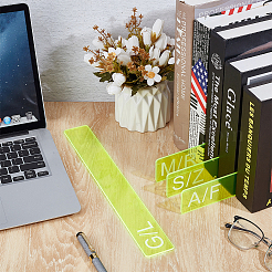 4шт. 4-х стилистический акриловый разделитель для книг AJEW-BC0008-27C