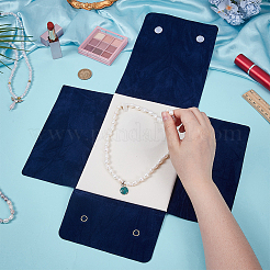 Портативные дорожные бархатные жемчужные ожерелья с клапаном TP-WH0025-01A