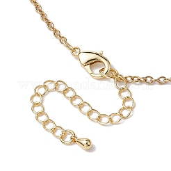 Круглые ожерелья-лариаты из натурального индийского агата диаметром 6 мм. NJEW-JN04964