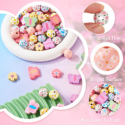 9 стиль деревянных бусин&nbsp;WOOD-TA0002-58