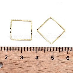 Латунные бусины в оправе KK-M288-01G-E