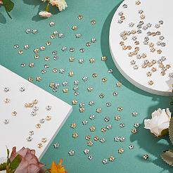 1000 шт. 2-х цветные пластиковые колпачки для бусин ccb&nbsp;CCB-DC0001-16