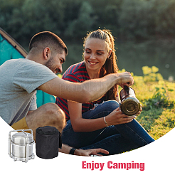 Портативные печи из нержавеющей стали с железными печами на жидком спирте для кемпинга AJEW-WH0314-339