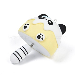 Подвески из непрозрачной смолы RESI-S018-04B-P