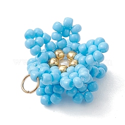 8шт подвески из стеклянного бисера&nbsp;PALLOY-MZ01246