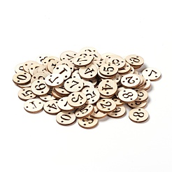 100 шт. 10 стиля незаконченные соединители из натурального дерева тополя&nbsp;WOOD-LS0001-04