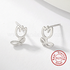 Стерлингового серебра серьги-гвоздики VL4448-1