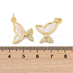 Латунные микро проложить кубического циркония подвески KK-U055-29G