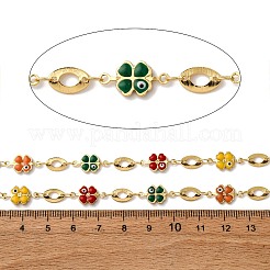 Латунный клевер с овальными звеньями KK-D422-09G