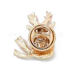 Рождественские эмалированные булавки из сплава&nbsp;AJEW-A056-05B