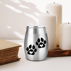 1шт колонна мини урна из нержавеющей стали для праха домашних животных AJEW-AR0001-84H