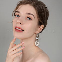 3 пара сережек-крючков из стерлингового серебра с родиевым покрытием&nbsp;STER-BBC0006-71