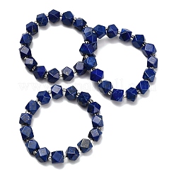 Природные лазурит бисером растянуть браслеты&nbsp;BJEW-F523-05