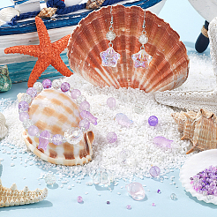 Прозрачные стеклянные бусины смешанного стиля GLAA-SC0002-21A