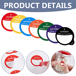 7 рулон бумажных наклеек&nbsp;STIC-WH0003-40B