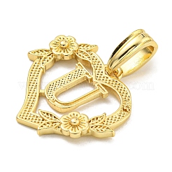 Подвески сердце латуни KK-I714-04G-U