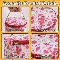 Сумка-цилиндр на молнии из поликоттона&nbsp;AJEW-WH20011-19B