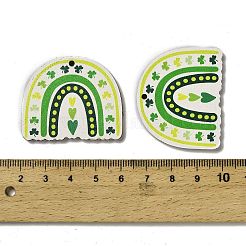 Подвески из дерева с тематикой дня святого патрика WOOD-V002-02E