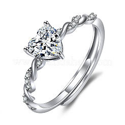 Регулируемые кольца из латуни с кристаллами и стразами для женщин FS-WG8858D-01