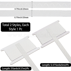 2 стиль плоские нескользящие прозрачные силиконовые полиэстеровые резинки SRIB-GF0001-49B