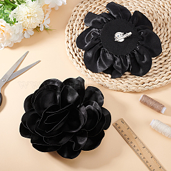 Броши-цветы из полиэстера JEWB-WH0021-54A