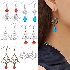 Набор для изготовления сережек в виде матросского узла своими руками DIY-SZ0009-68