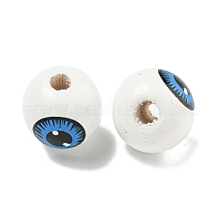 Набивные деревянные европейские бусины&nbsp;WOOD-G022-16B