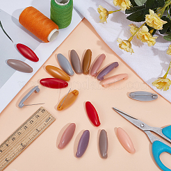 48 шт. броши из смоляной булавки&nbsp;JEWB-OC0001-11C