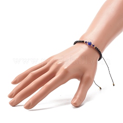 Регулируемый плетеный браслет из нейлоновой нити&nbsp;BJEW-JB06441-02