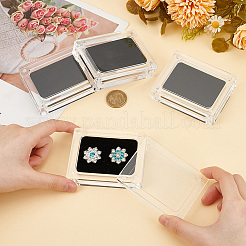 Акриловые упаковочные коробки с бриллиантами и магнитом&nbsp;CON-WH0105-14A