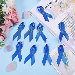 Брошь из нейлоновой ленты с информационными материалами&nbsp;JEWB-WH0056-008B