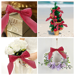 Лента из искусственного шелка со стразами&nbsp;OCOR-WH20050-012D