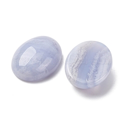 Натуральный голубой агат шнурка кабошоны G-I363-01F