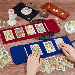 2 шт. прямоугольные бархатные мешочки для хранения карт Таро&nbsp;TP-CN0001-16B