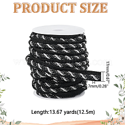 1 пучок полиэстерового шнура для отделки губ SRIB-WR0001-10A