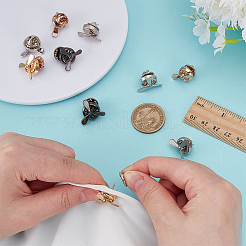 10 шт. 5 стиля броши-булавки из цинкового сплава&nbsp;JEWB-FG0001-46